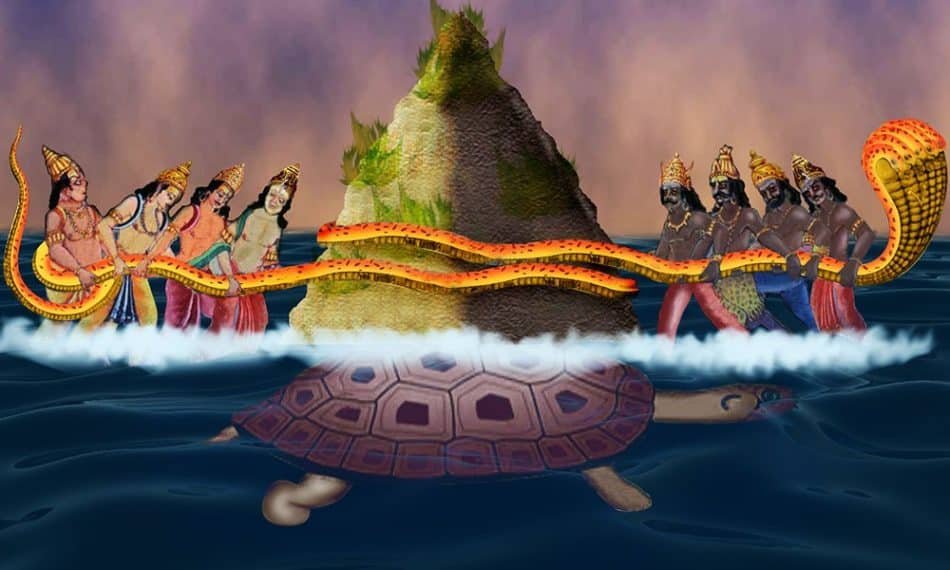 Samudra Manthan: Kisah Pengadukan Samudra dan Lahirnya Amrita
